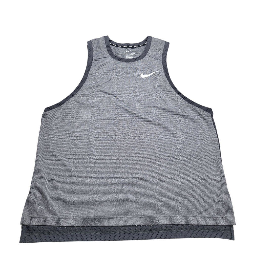 Nike Men's Charcoal Performance Tank Top Size L